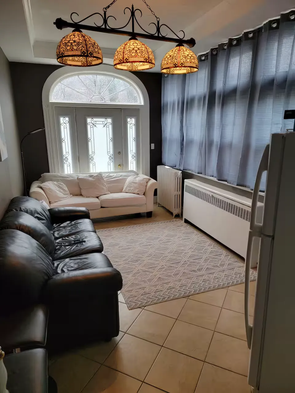 Private lounge with armchairs